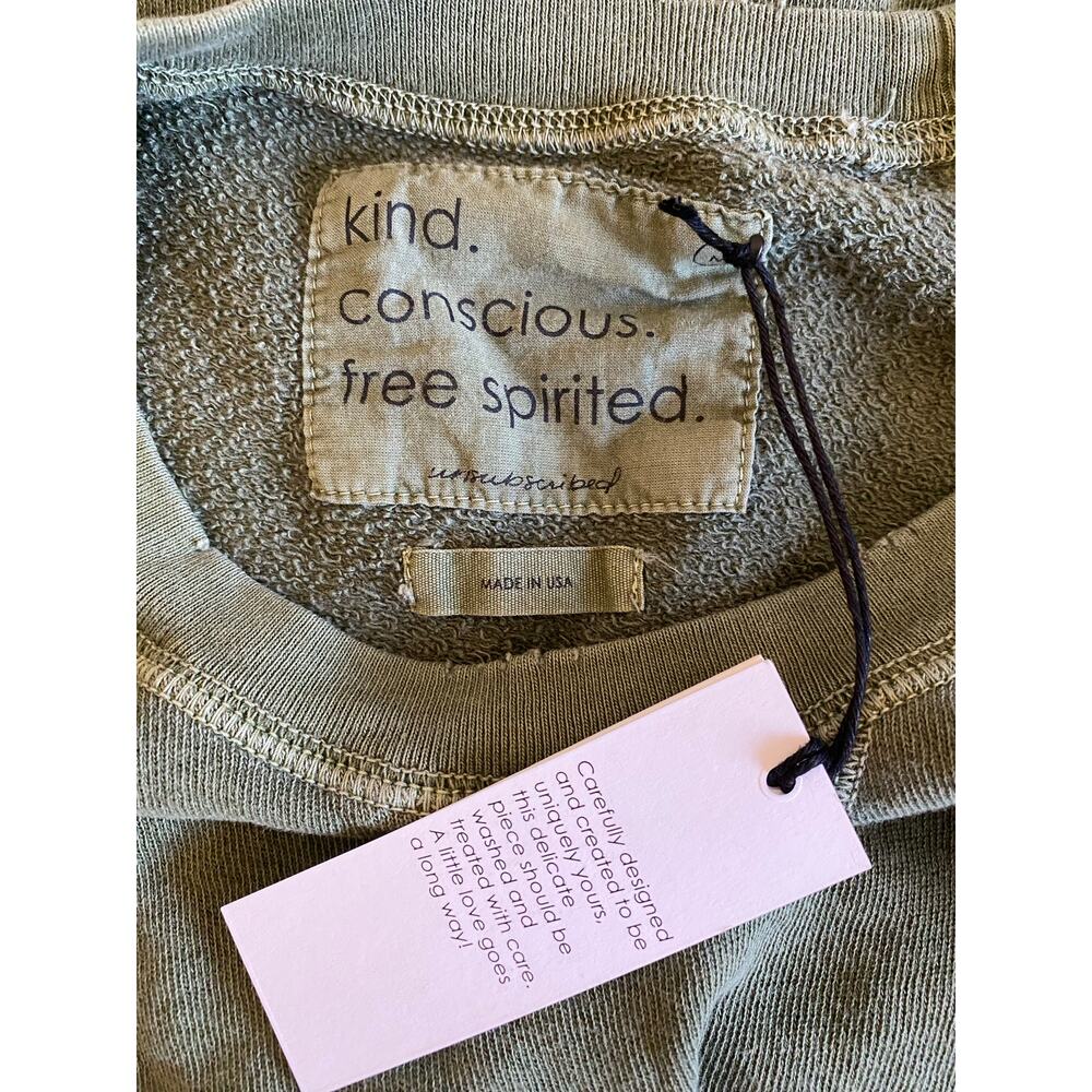 Unsubscribed Green Crewneck Sweatshirt M NWT - Picture 7 of 7